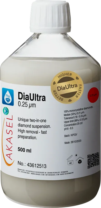 DiaUltra 2-i-1 diamantsuspension från Akasel
